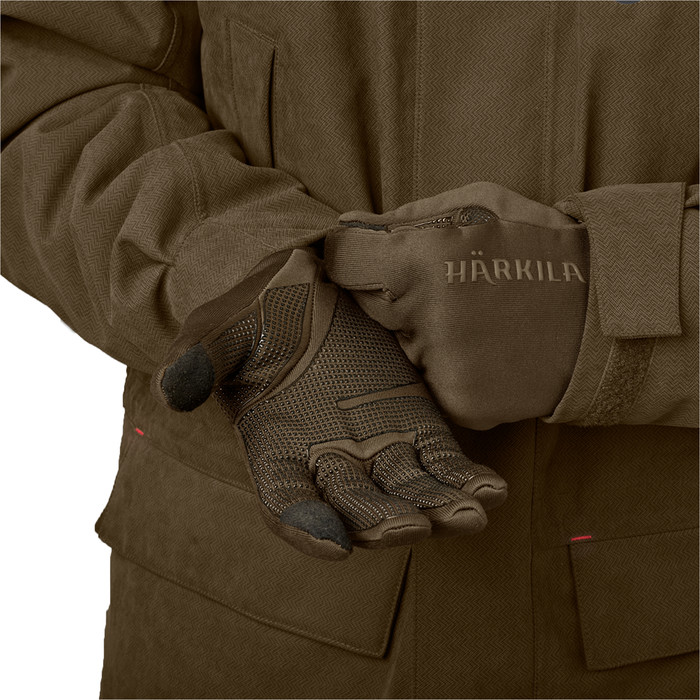 2023 Harkila Power Stretch Gloves 190108829 - Willow Green